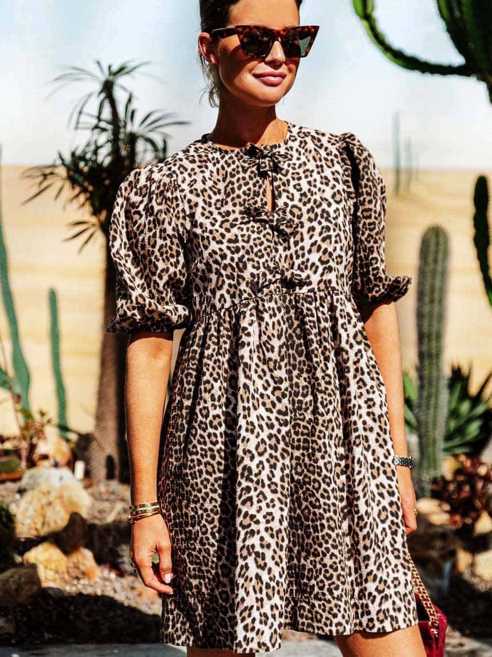 Chiara | Leoparden Kleid