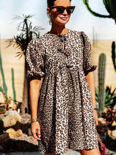 Chiara | Leoparden Kleid