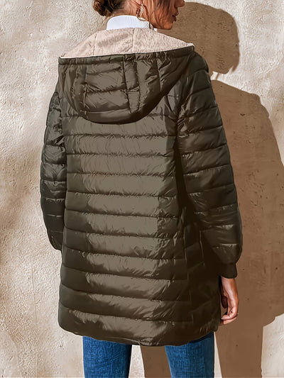 Kapuzenjacke mit Reißverschluss - Lässige Langarmjacke für den perfekten Alltagslook