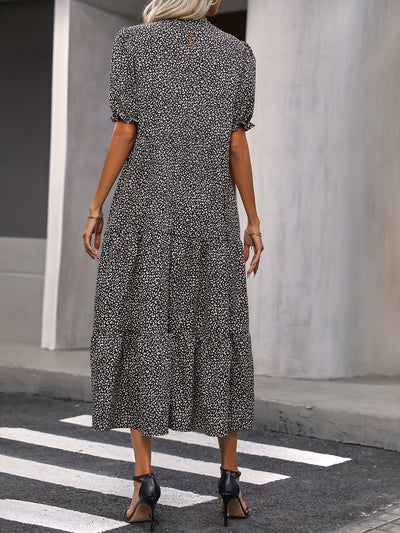 Harriet - Lässiges Rundhalskleid mit Rüschendetail