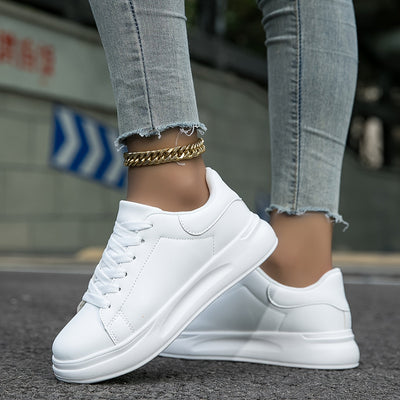 Ethel - Saubere weiße Sneaker für Damen, weiß