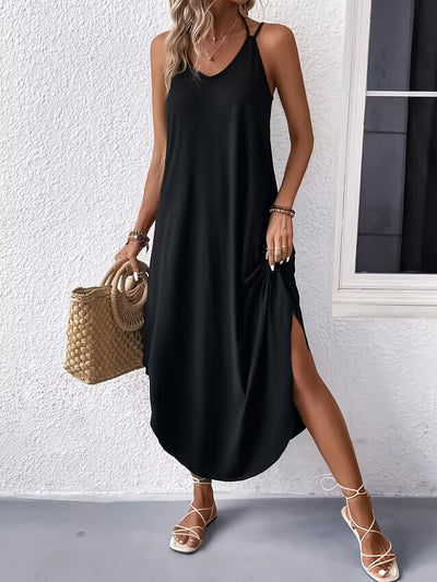 Armeegrün Cami Sommerkleid - Eva