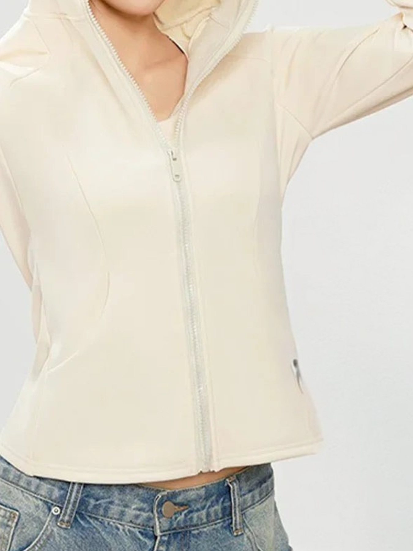 Velora | Atmungsaktive Yogajacke für Damen Winter Slim Fit