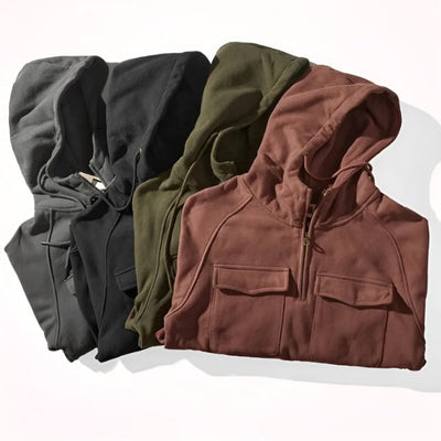 Alvaro | Hoodie mit Futter aus Baumwollmischung