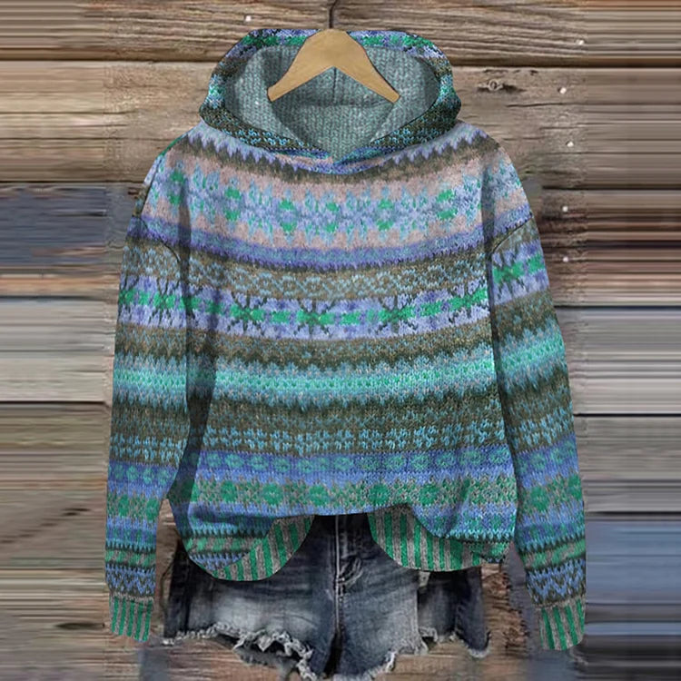 Amelia | Stylischer Hoodie mit Norwegermotiv