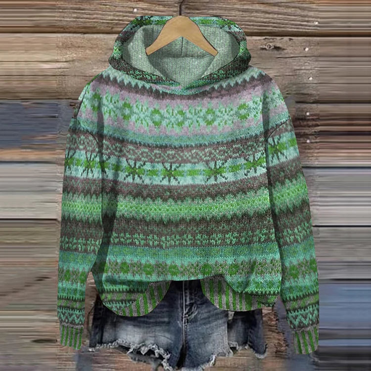 Amelia | Stylischer Hoodie mit Norwegermotiv