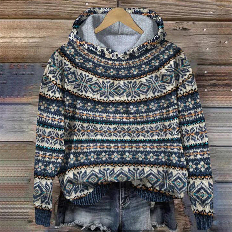 Amelia | Stylischer Hoodie mit Norwegermotiv