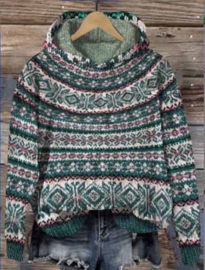 Amelia | Stylischer Hoodie mit Norwegermotiv