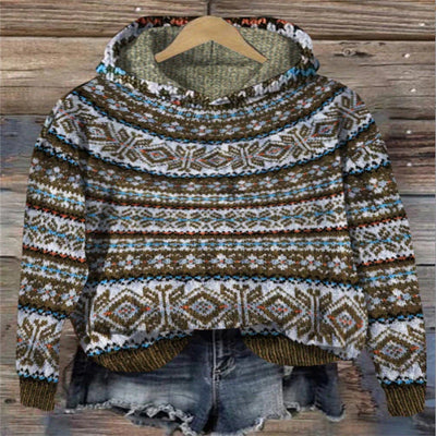 Amelia | Stylischer Hoodie mit Norwegermotiv