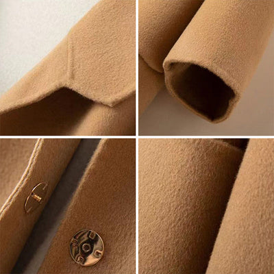 Eleganter Mantel mit samtiger Haptik