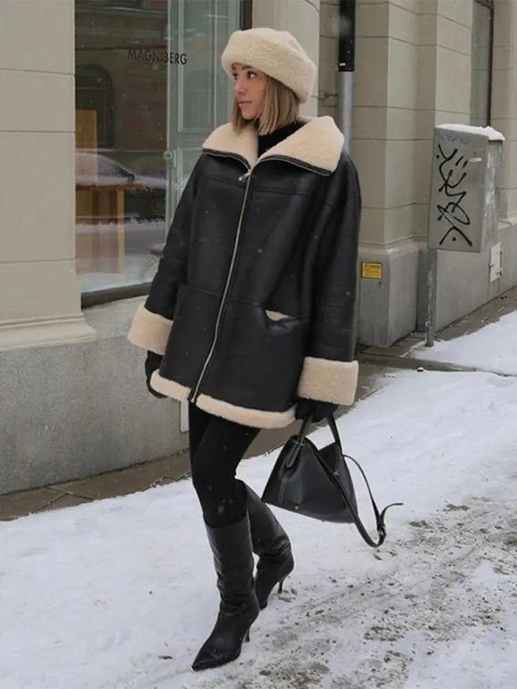 Lizzy | Elegante Oversized Jacke für Damen Winter