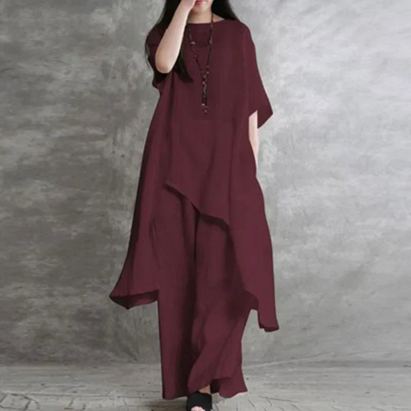Andrada | Klassisches Set aus Hemd und Hose aus Baumwolle