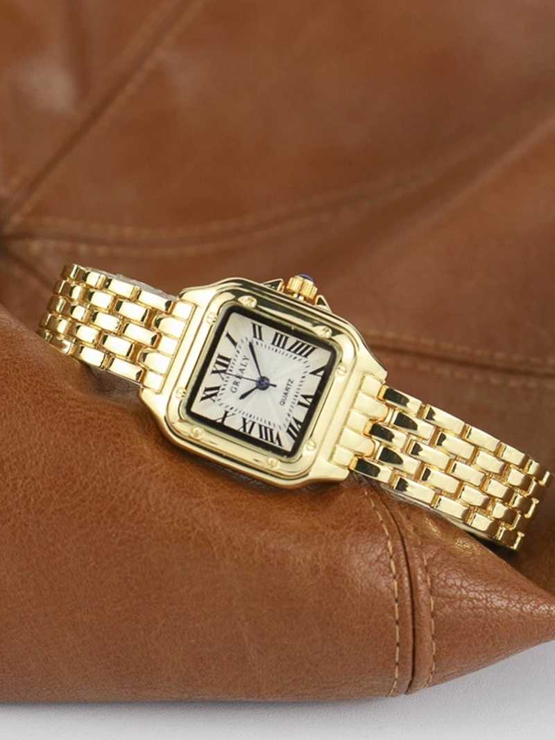 Kinsley Elegante Uhr mit Klassischen Römischen Ziffern und Präzisionsquarzbewegung