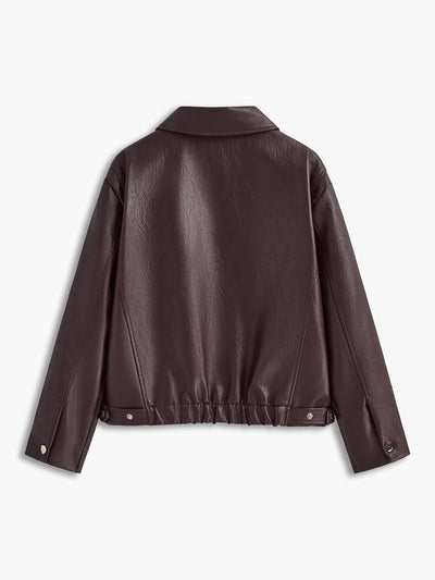 Greta | Klassische Lederjacke