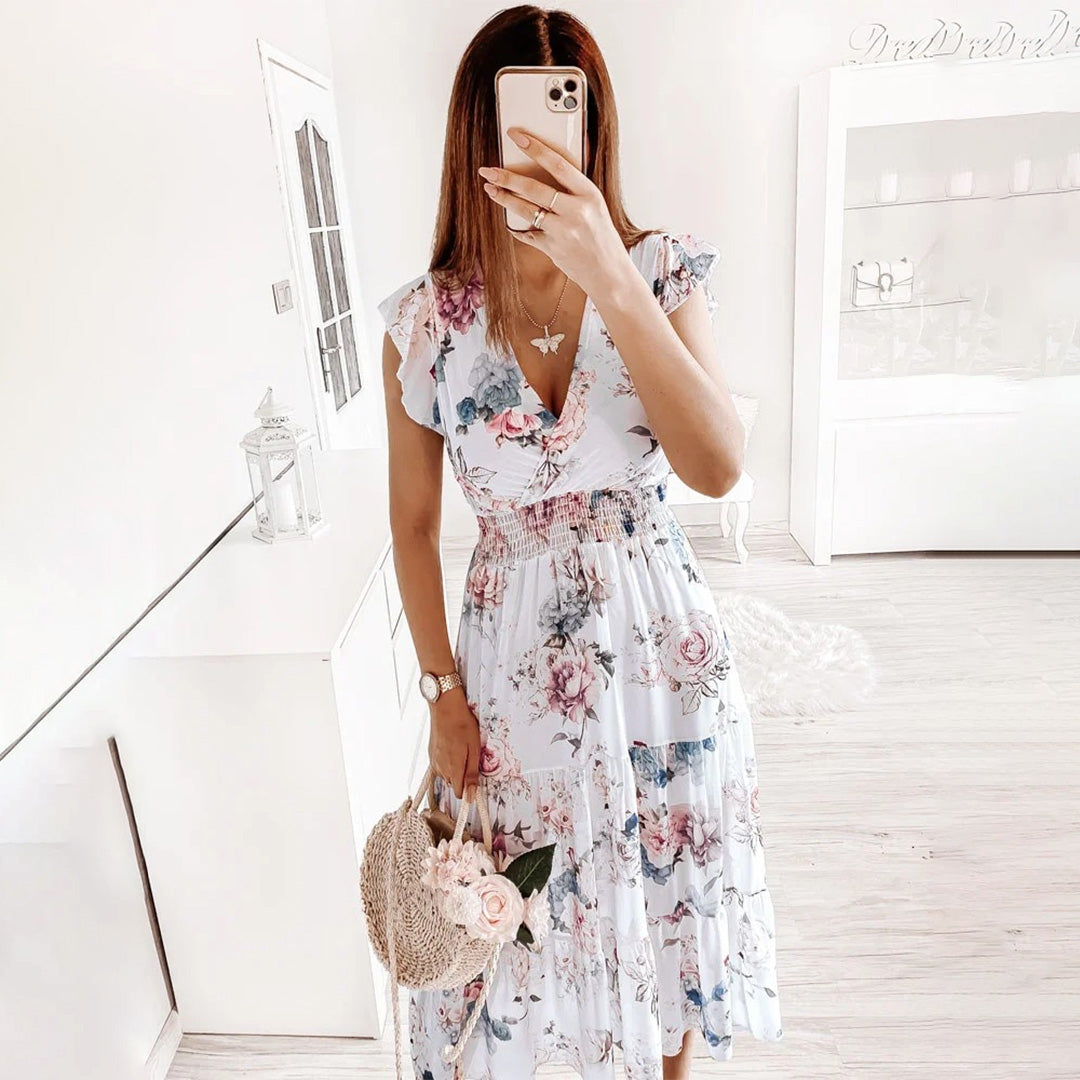 Lynette - Elegantes Midikleid