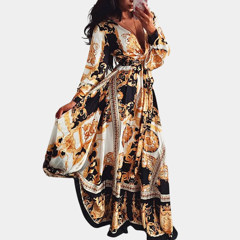 Ayo - Klassisches langes Damenkleid