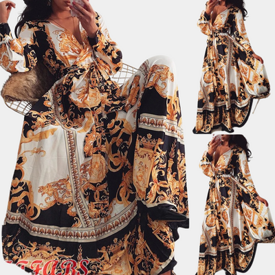 Ayo - Klassisches langes Damenkleid