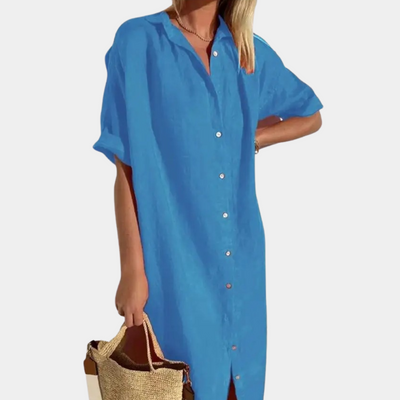 Ildiko - Lässiges Hemdkleid für Frauen