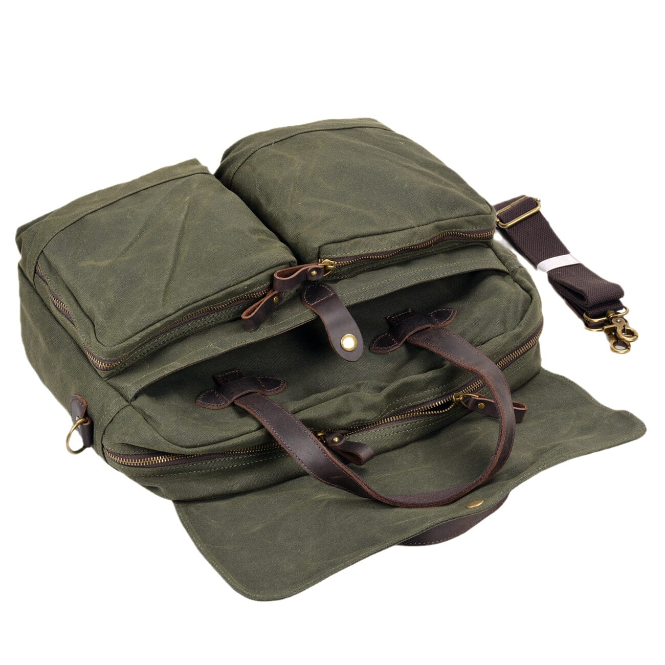 Salt Lake™ Canvas Schultertasche - Wasserabweisend, Gepolstertes Laptopfach, Unisex, 12,5L