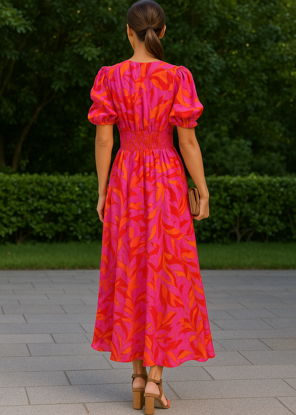 Fleur - Schmeichelhaftes Maxikleid