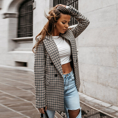 Karina | Karierter Blazer für Damen