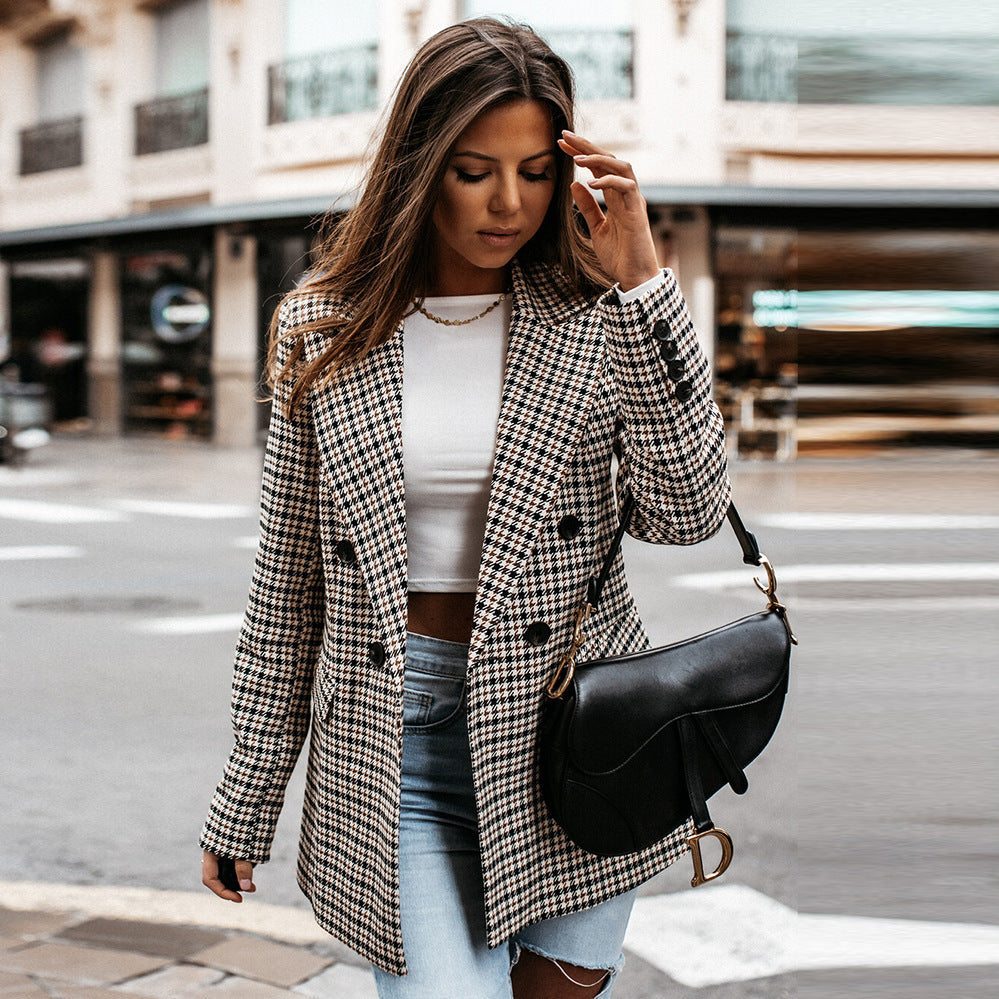 Karina | Karierter Blazer für Damen