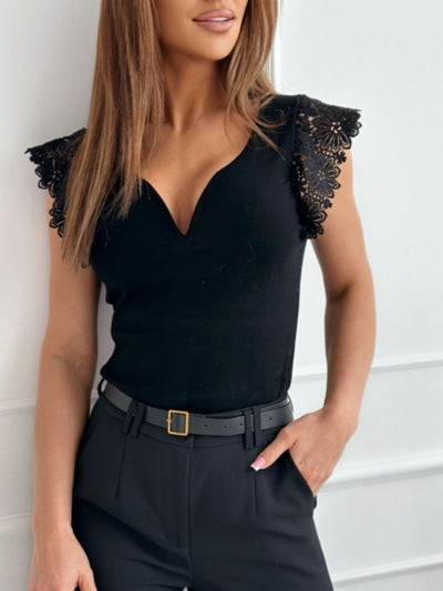 Christina | Elegantes Top mit herzförmigem Ausschnitt