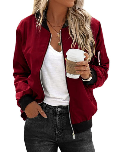 Lia | Klassische Bomberjacke für Damen
