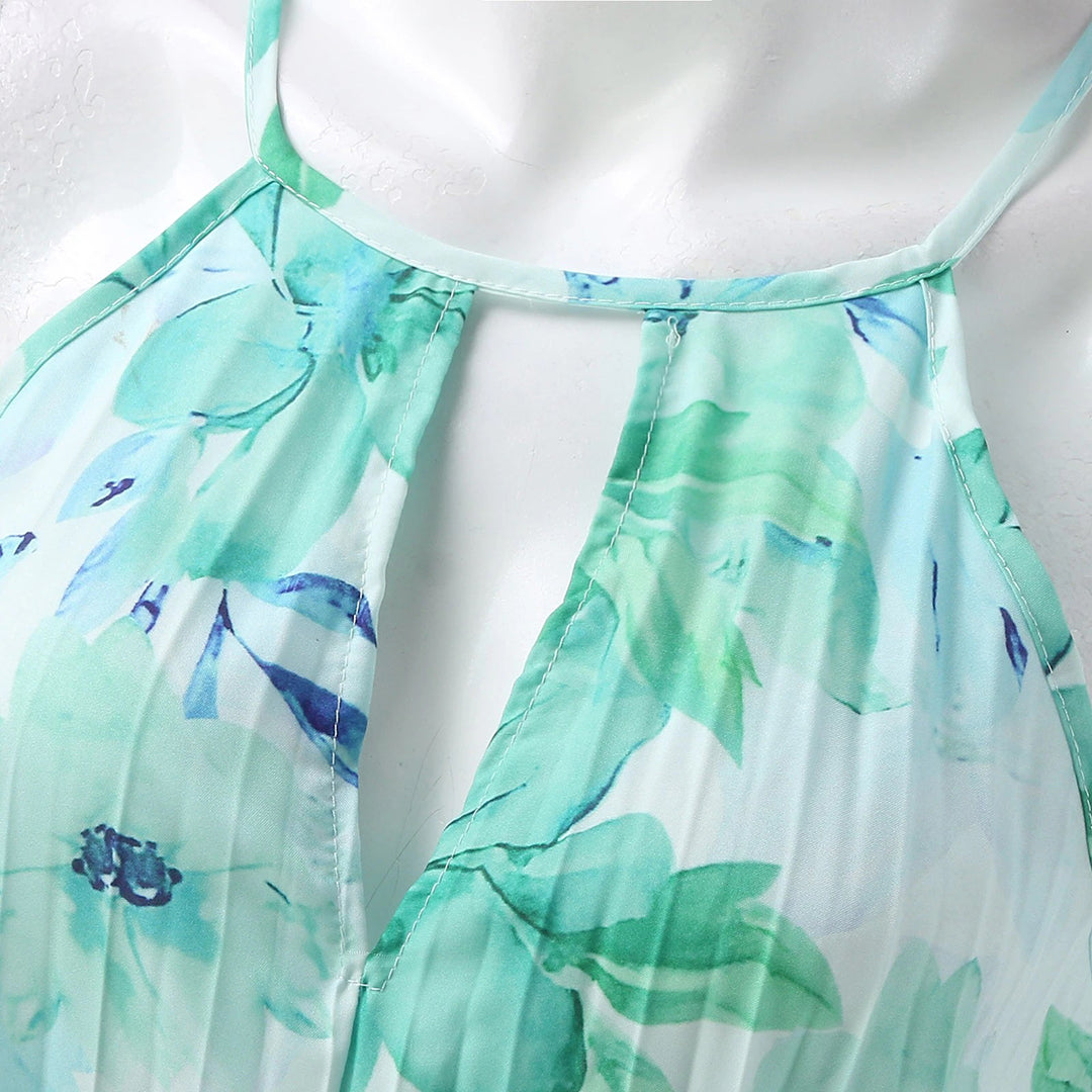 Brunnhild - Geblümtes Maxikleid