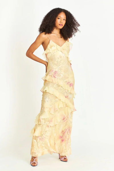 Amanda | Leichtes ärmelloses Maxikleid