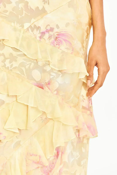 Amanda | Leichtes ärmelloses Maxikleid