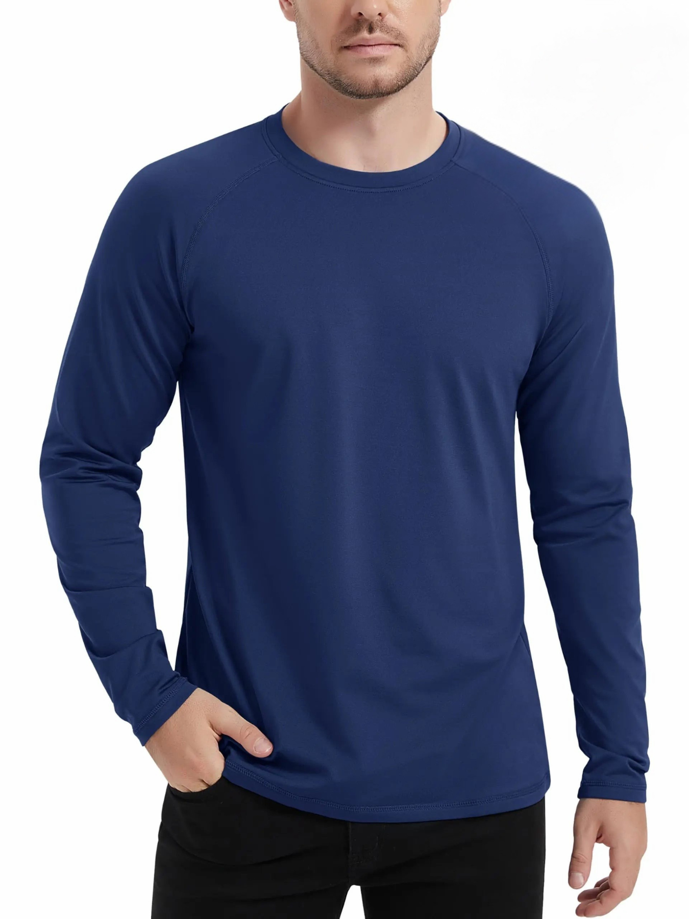 Teraxo | Atmungsaktives Langarmshirt für Herren Winter