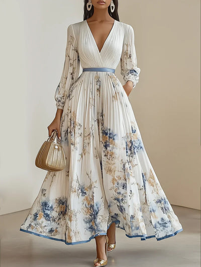 Bristol - Florales Patchwork Bohemian Maxikleid