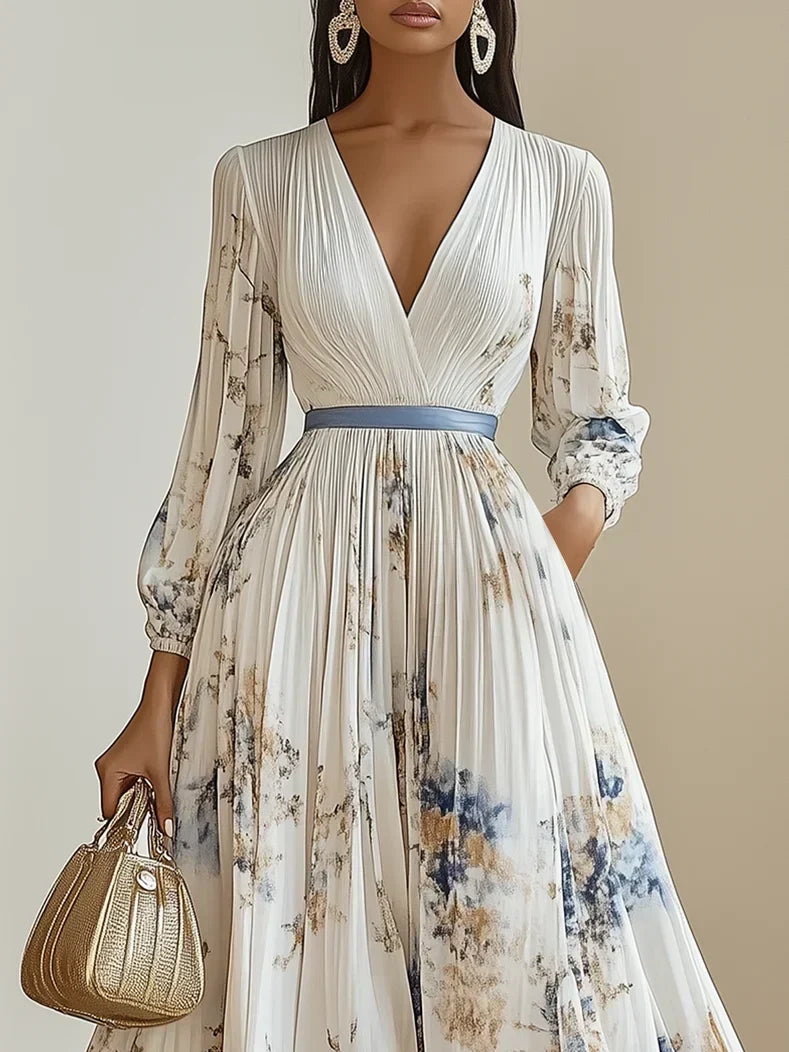 Bristol - Florales Patchwork Bohemian Maxikleid