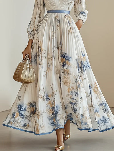 Bristol - Florales Patchwork Bohemian Maxikleid