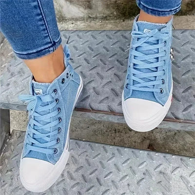 Gabriella | Trendige Schuhe im Denim-Look