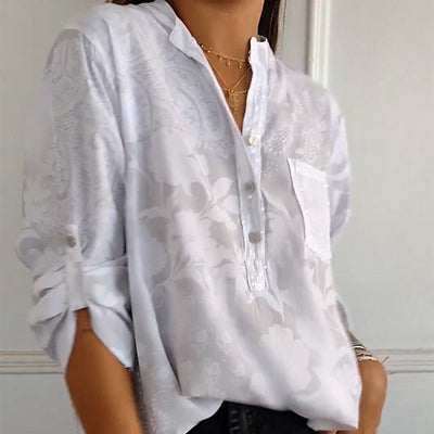 Daniela | Bedruckte Langarm Sommerbluse
