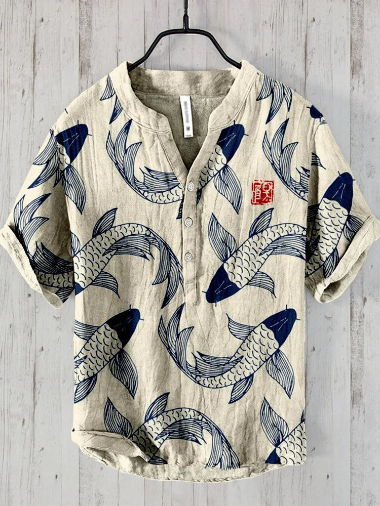 Diana | Japanischem Kunstdruck Hemd