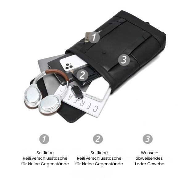 Zevero | Stylischer Laptop Rucksack für Herren