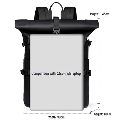 Seraso | Wasserabweisender Unisex Rucksack für Alltag und Reisen