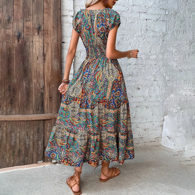 Wilma - Stilvolles Boho-Kleid