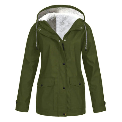 Amina - Elegante Und Warme Regenjacke