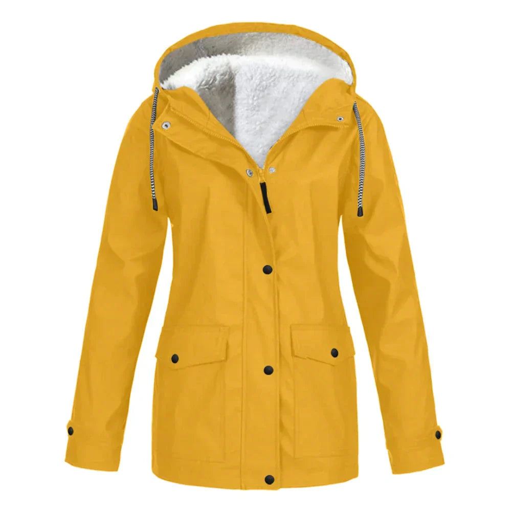 Amina - Elegante Und Warme Regenjacke