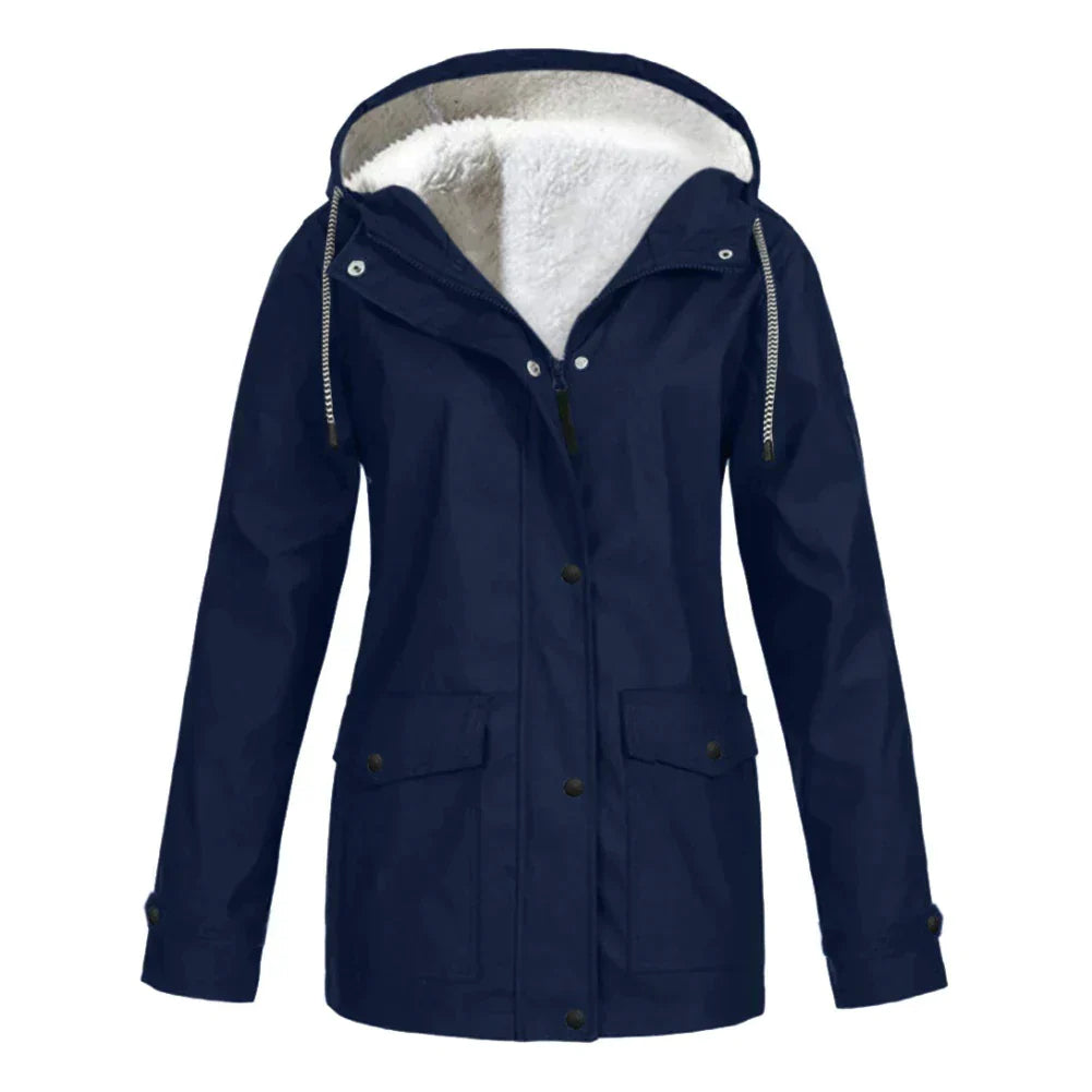 Amina - Elegante Und Warme Regenjacke