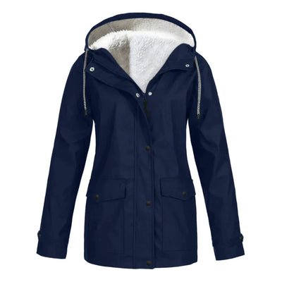 Amina - Elegante Und Warme Regenjacke