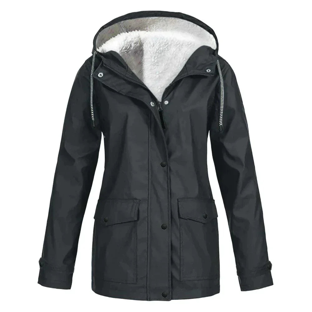 Amina - Elegante Und Warme Regenjacke