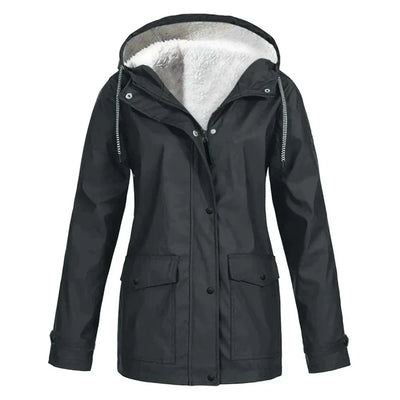 Amina - Elegante Und Warme Regenjacke