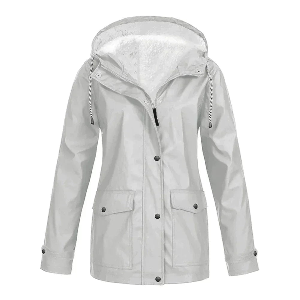 Amina - Elegante Und Warme Regenjacke