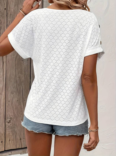 Angelika | Elegantes V Neck Top