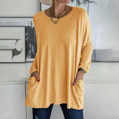 Katrin | Tunika mit Vordertaschen Bluse